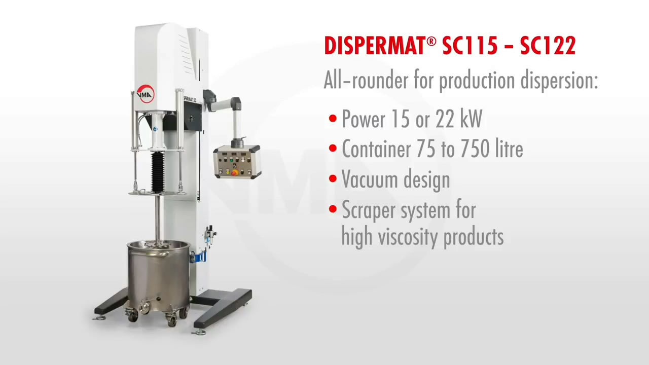 Dispermat SC115-SC122生產(chǎn)型分散機(jī)介紹