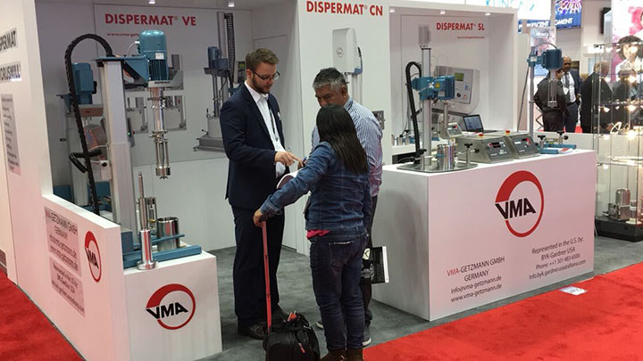VMA dispermat高速分散機(jī)亮相2018美國涂料展