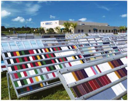 平版印刷油墨在極端環(huán)境下的耐光性測試由位于佛羅里達和亞利桑那的Q-Lab老化研究服務(wù)中心測試機構(gòu)提供