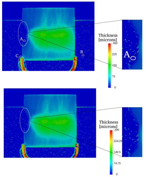 原始數(shù)據(jù)圖像的閾值濾波。