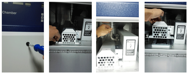 Q-SUN燈管的拆卸方法