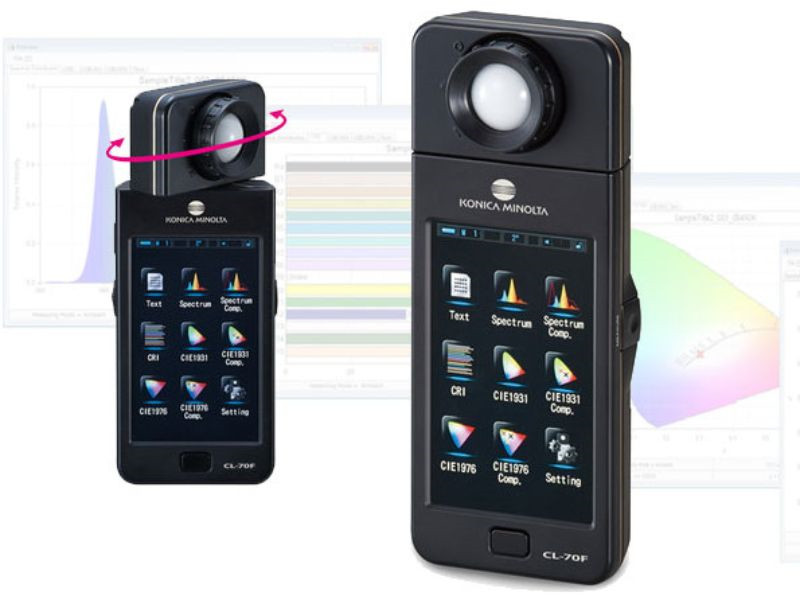 CL-70F顯色照度計(jì)旋轉(zhuǎn)探頭
